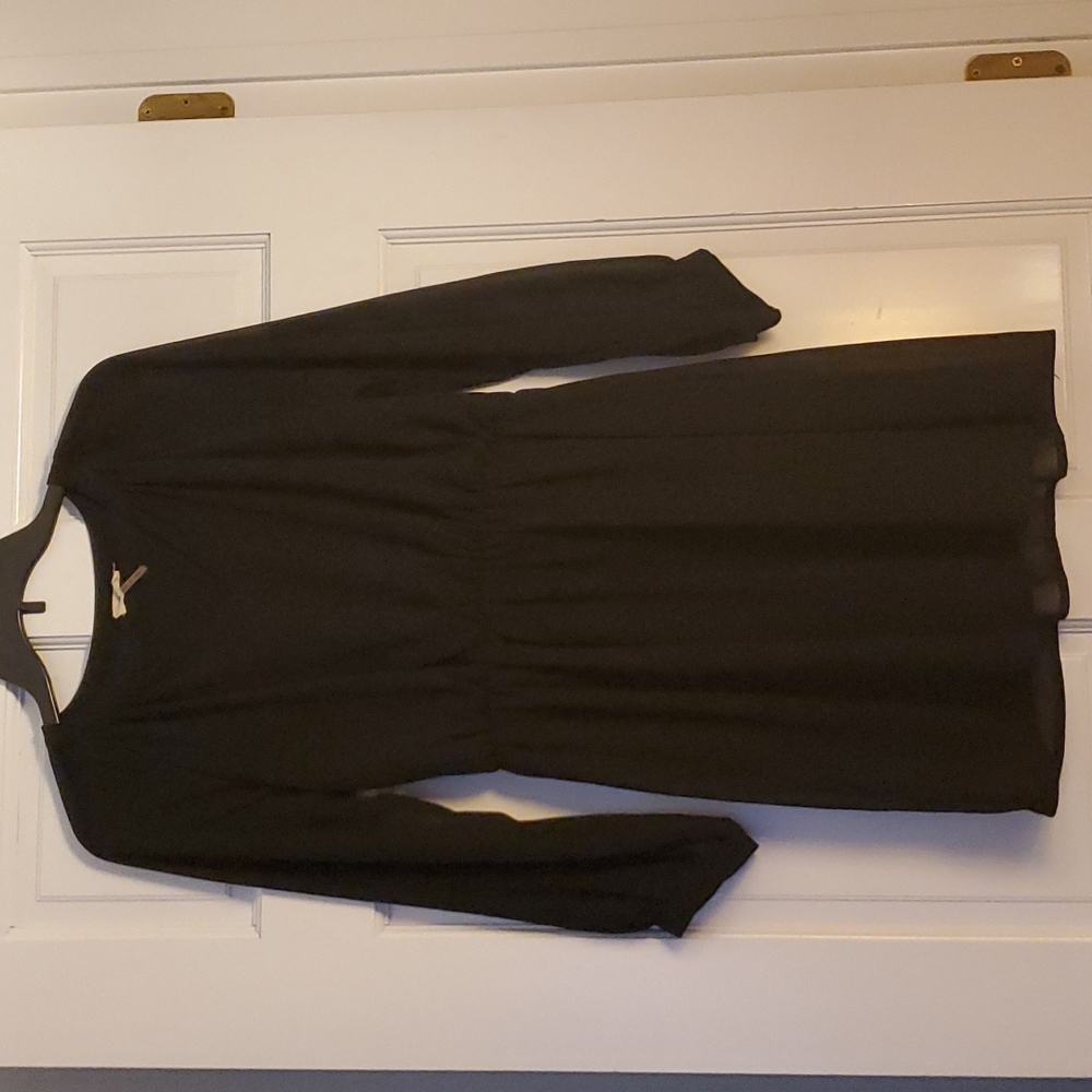 Black lon sleeve dress